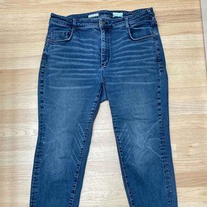 Anthropologie Pilcro Cropped Jeans; Size 16W Plus
